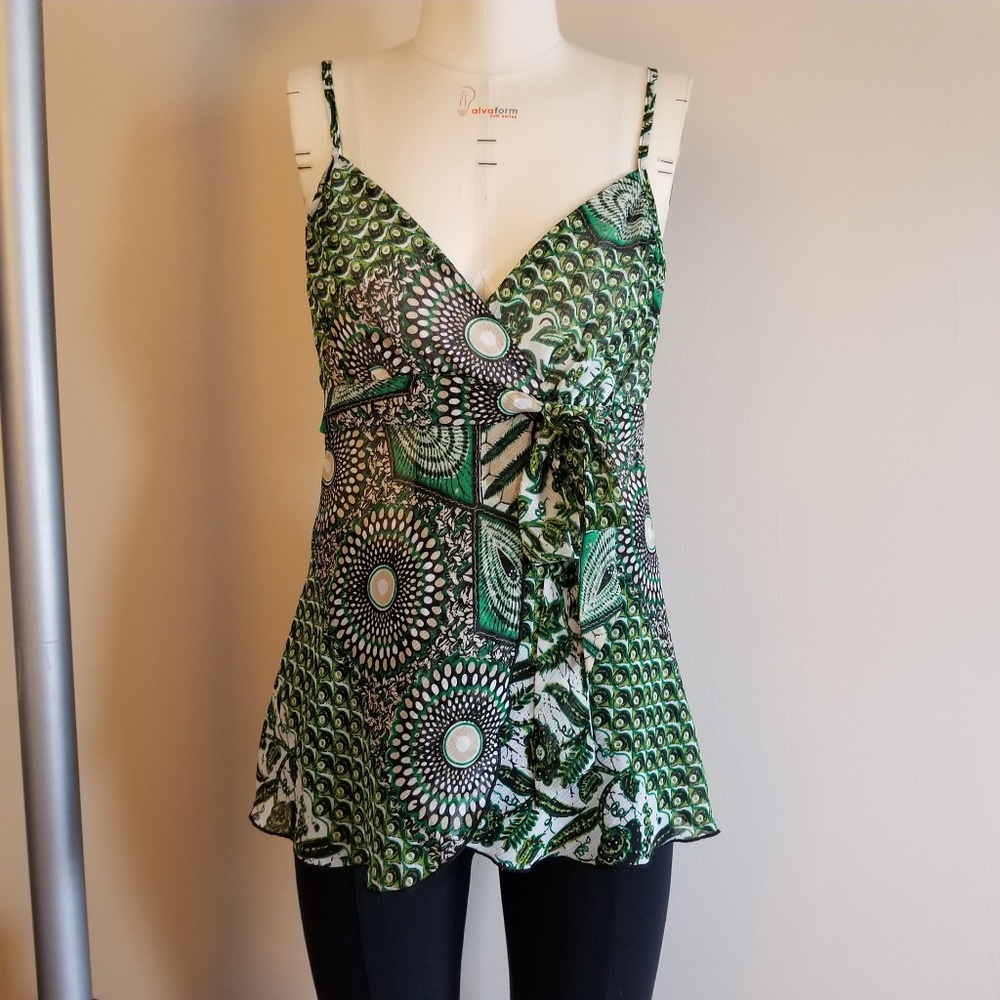 Macy's Printed Flowy Cami with Bow